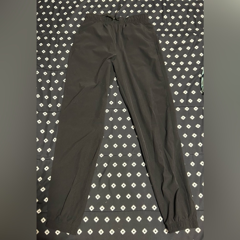 Athletic works kids Black Leggings w/ pockets and drawstring- size 14